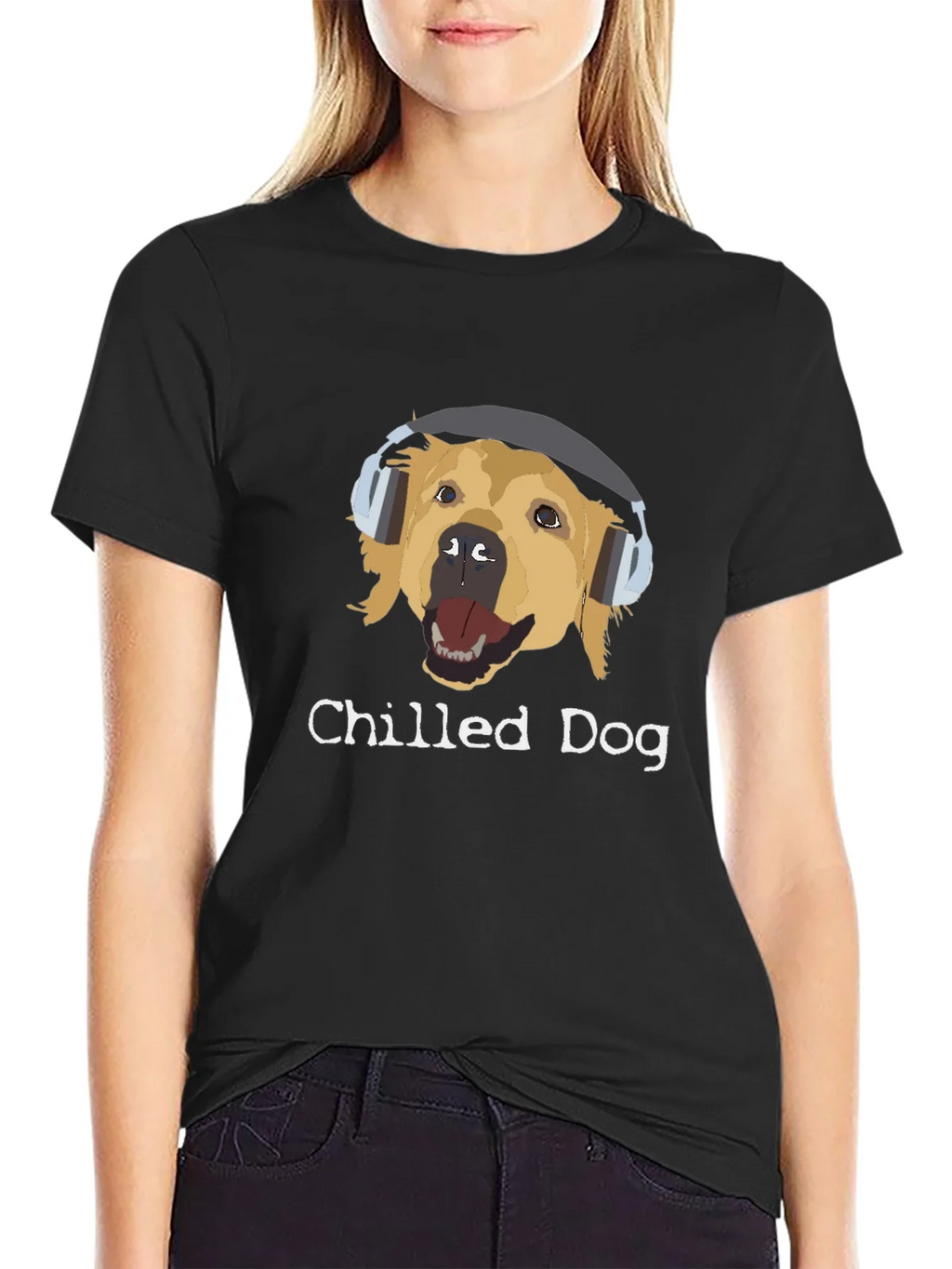 Chilled Dog Graphic Tee - Cool Canine Comfort product image 2