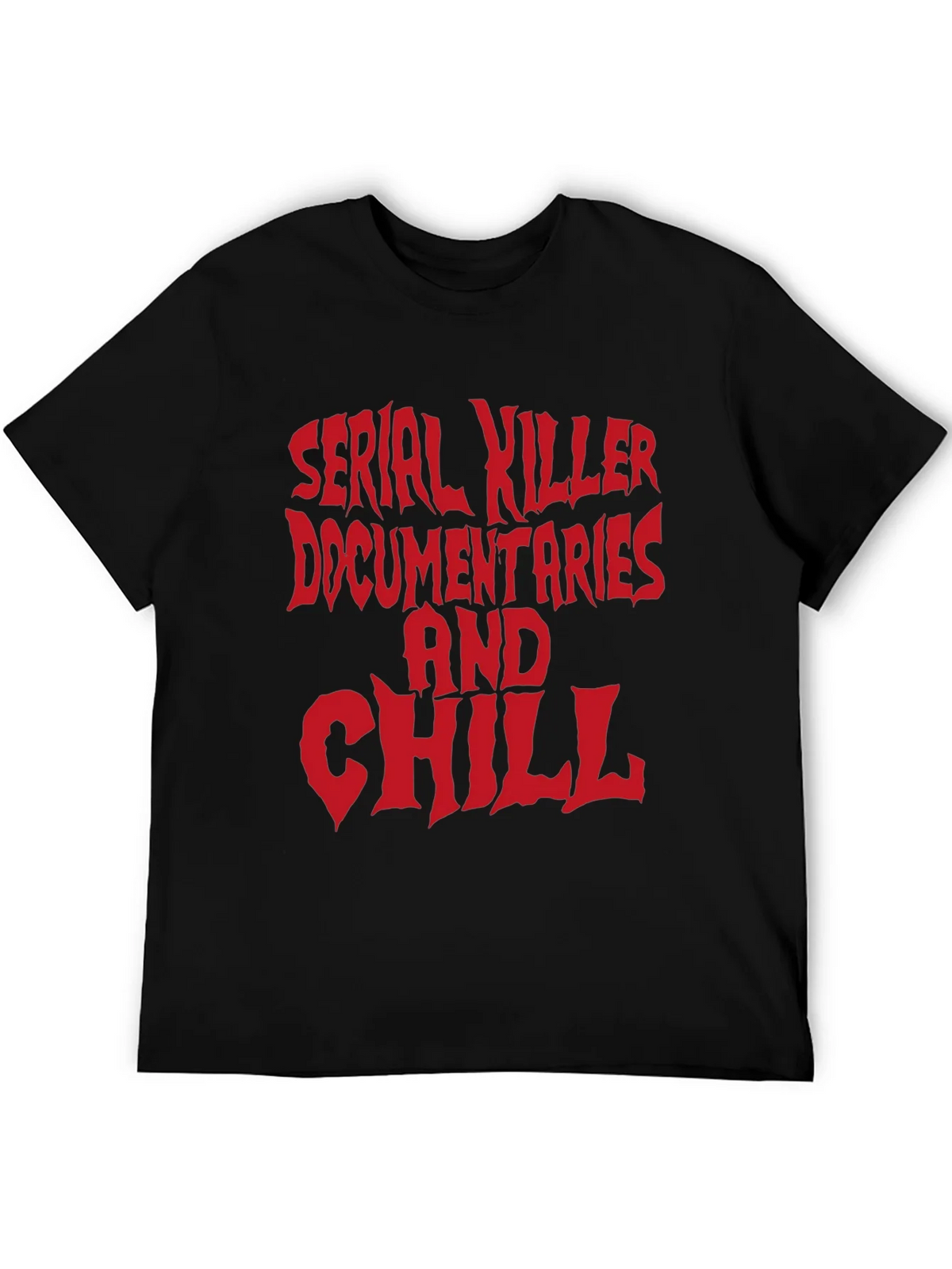 Serial Killer Documentaries and Chill Graphic T-Shirt product image 3