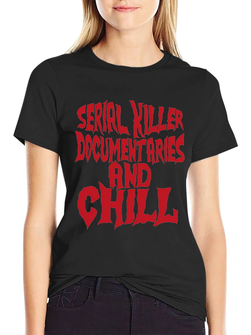 Serial Killer Documentaries and Chill Graphic T-Shirt product image 2