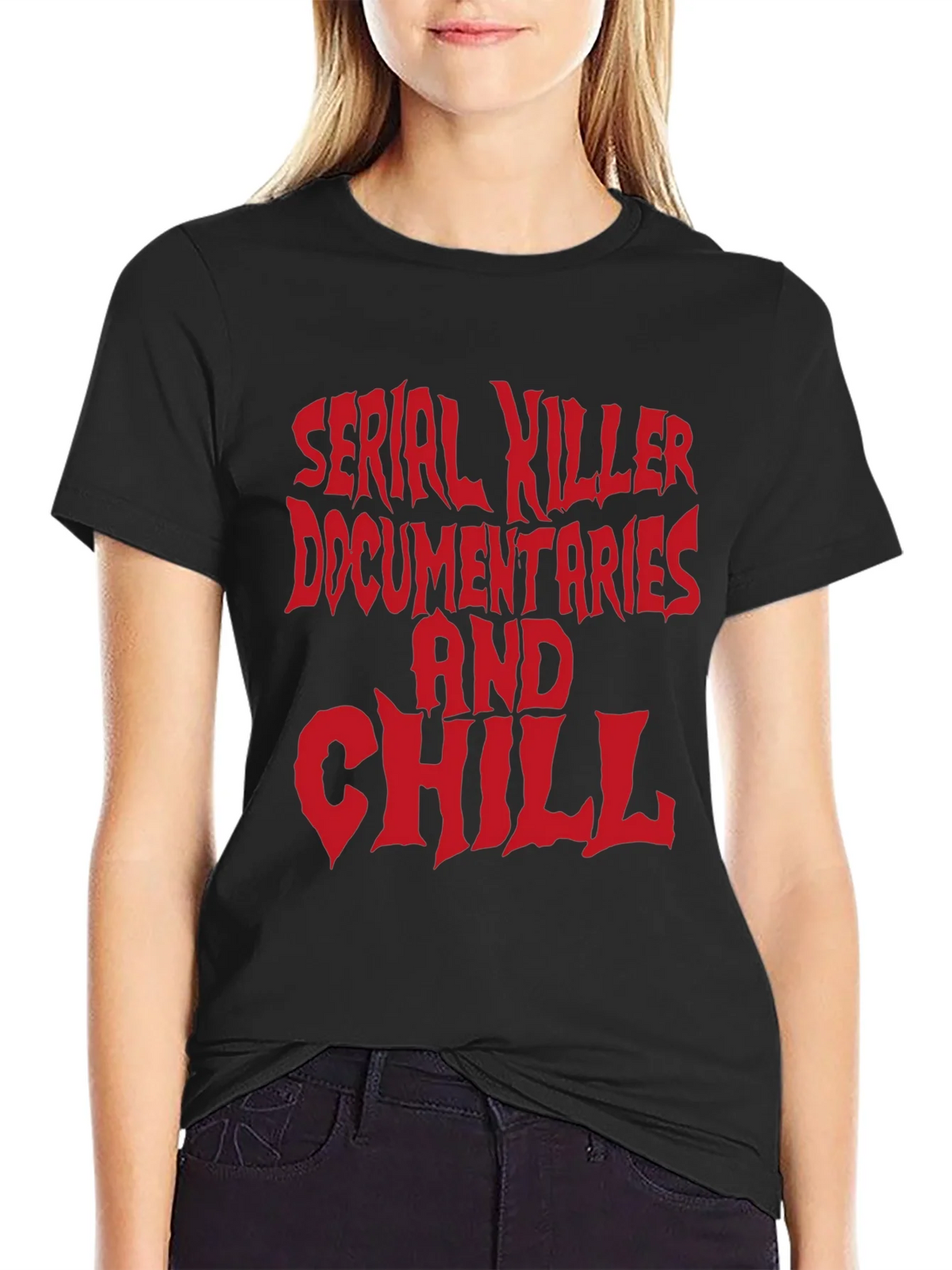 Serial Killer Documentaries and Chill Graphic T-Shirt product image 2