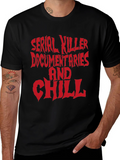 Serial Killer Documentaries and Chill Graphic T-Shirt product image 1