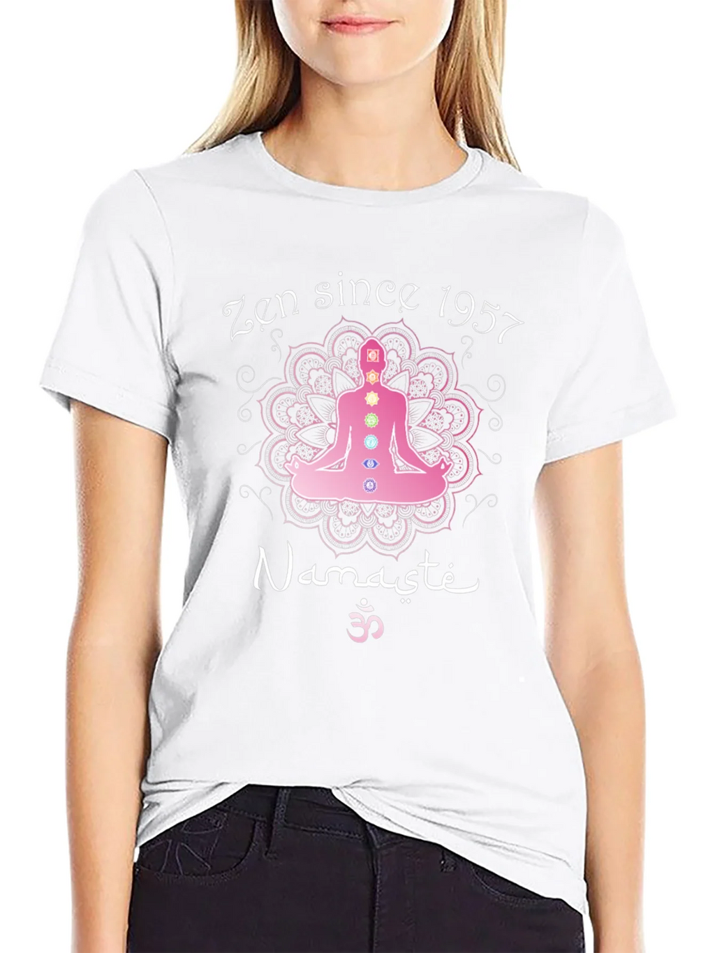 Zen Since 1957 Namaste Yoga Graphic T-Shirt product image 8