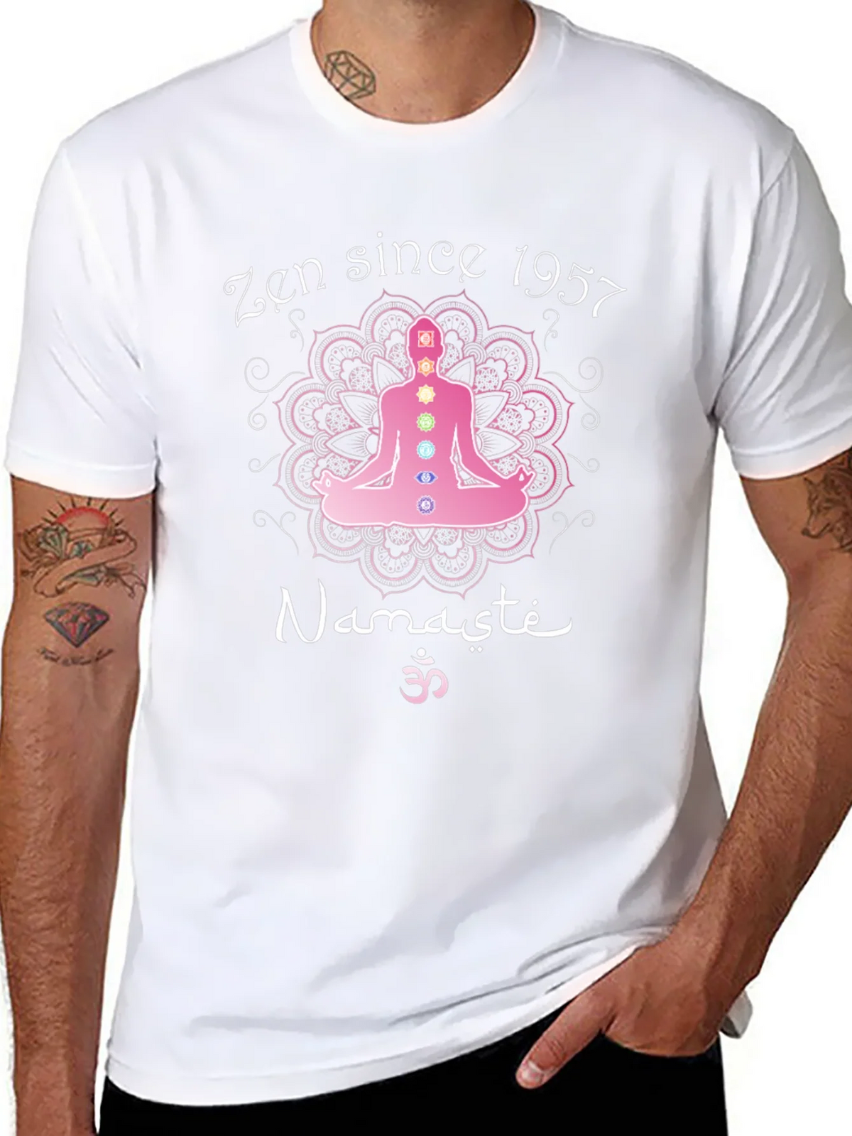 Zen Since 1957 Namaste Yoga Graphic T-Shirt product image 7