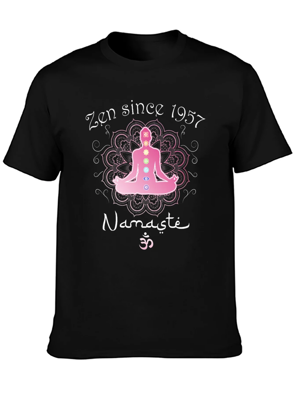 Zen Since 1957 Namaste Yoga Graphic T-Shirt product image 3