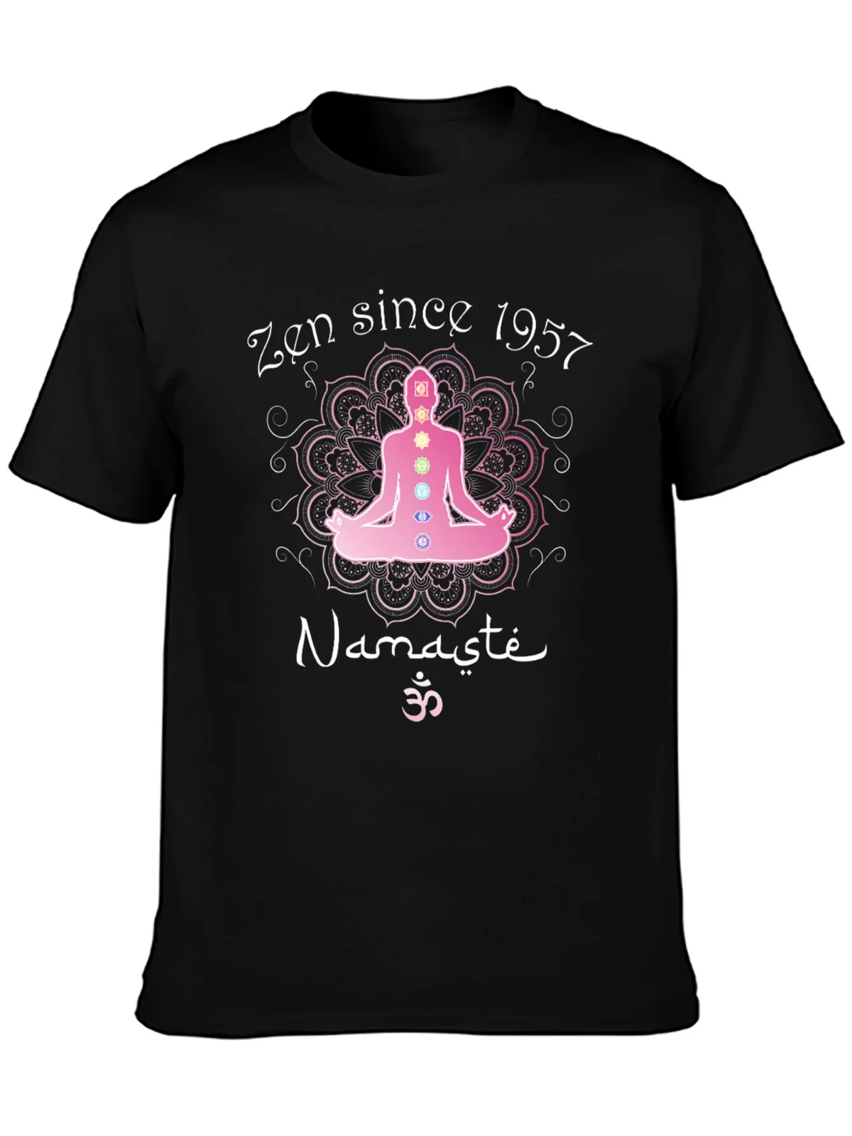 Zen Since 1957 Namaste Yoga Graphic T-Shirt product image 3