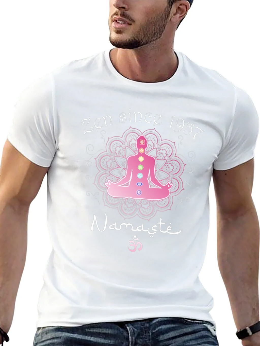 Zen Since 1957 Namaste Yoga Graphic T-Shirt product image 12