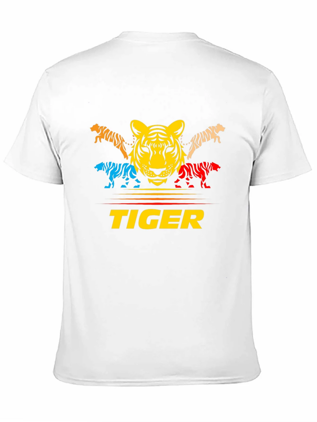 Bold Tiger Graphic Tee - Colorful Animal Print product image 10