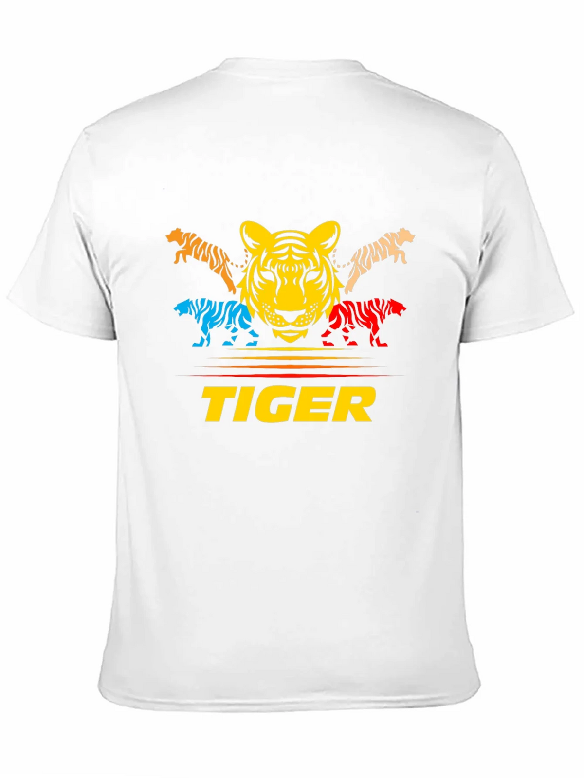 Bold Tiger Graphic Tee - Colorful Animal Print product image 10
