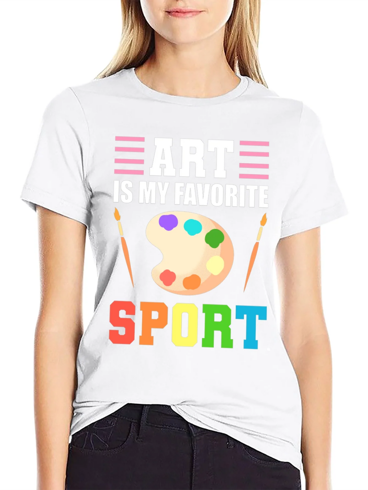 Art Is My Favorite Sport T-Shirt product image 8