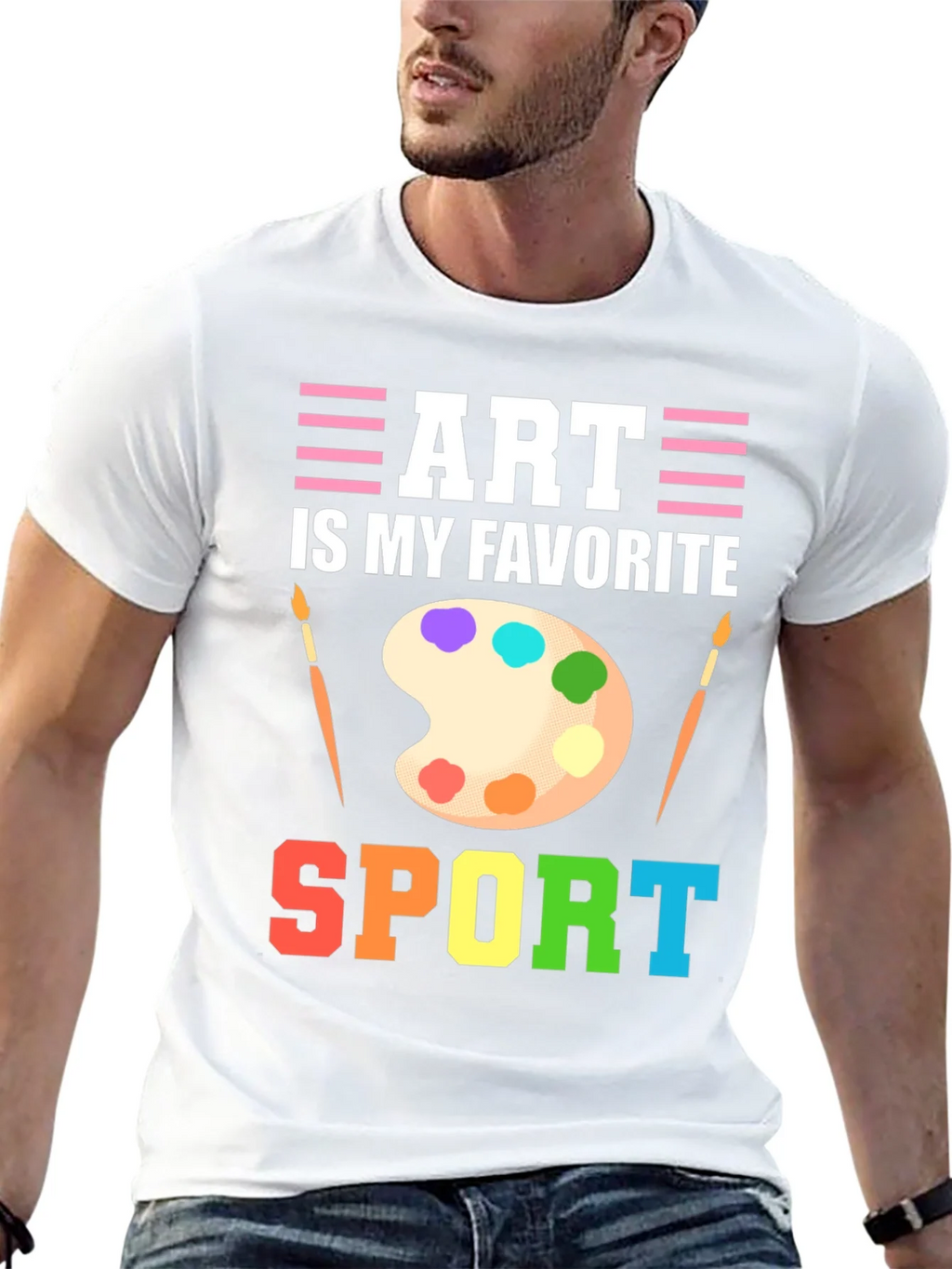Art Is My Favorite Sport T-Shirt product image 12