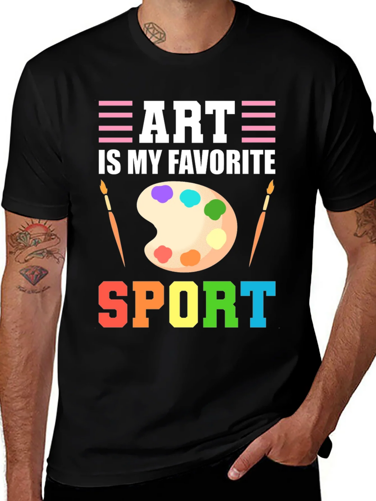Art Is My Favorite Sport T-Shirt product image 1