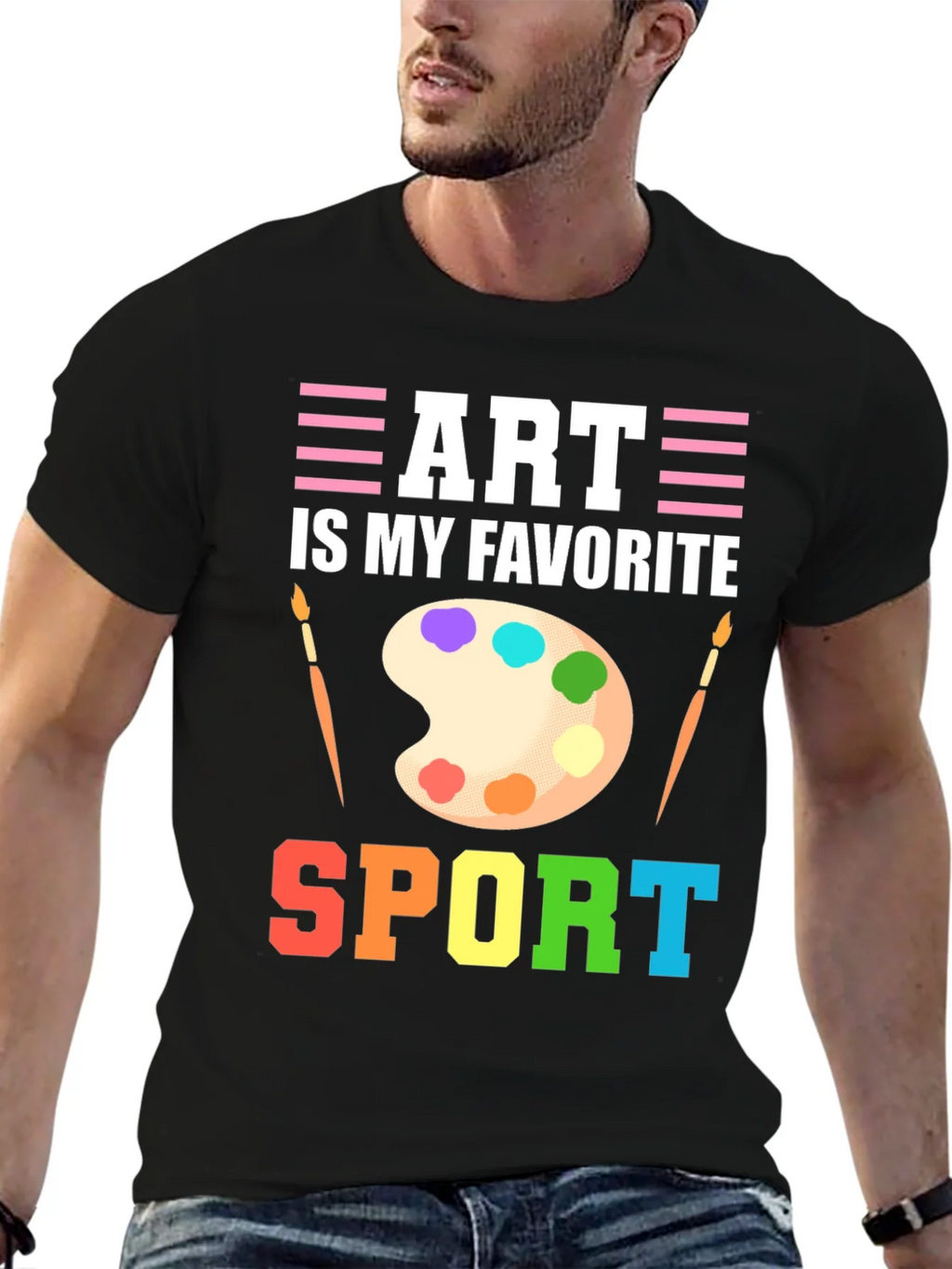 Art Is My Favorite Sport T-Shirt product image 6