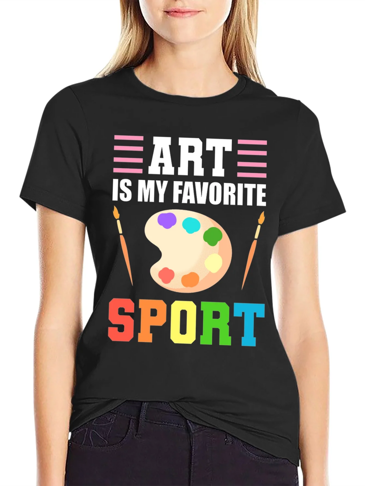 Art Is My Favorite Sport T-Shirt product image 2