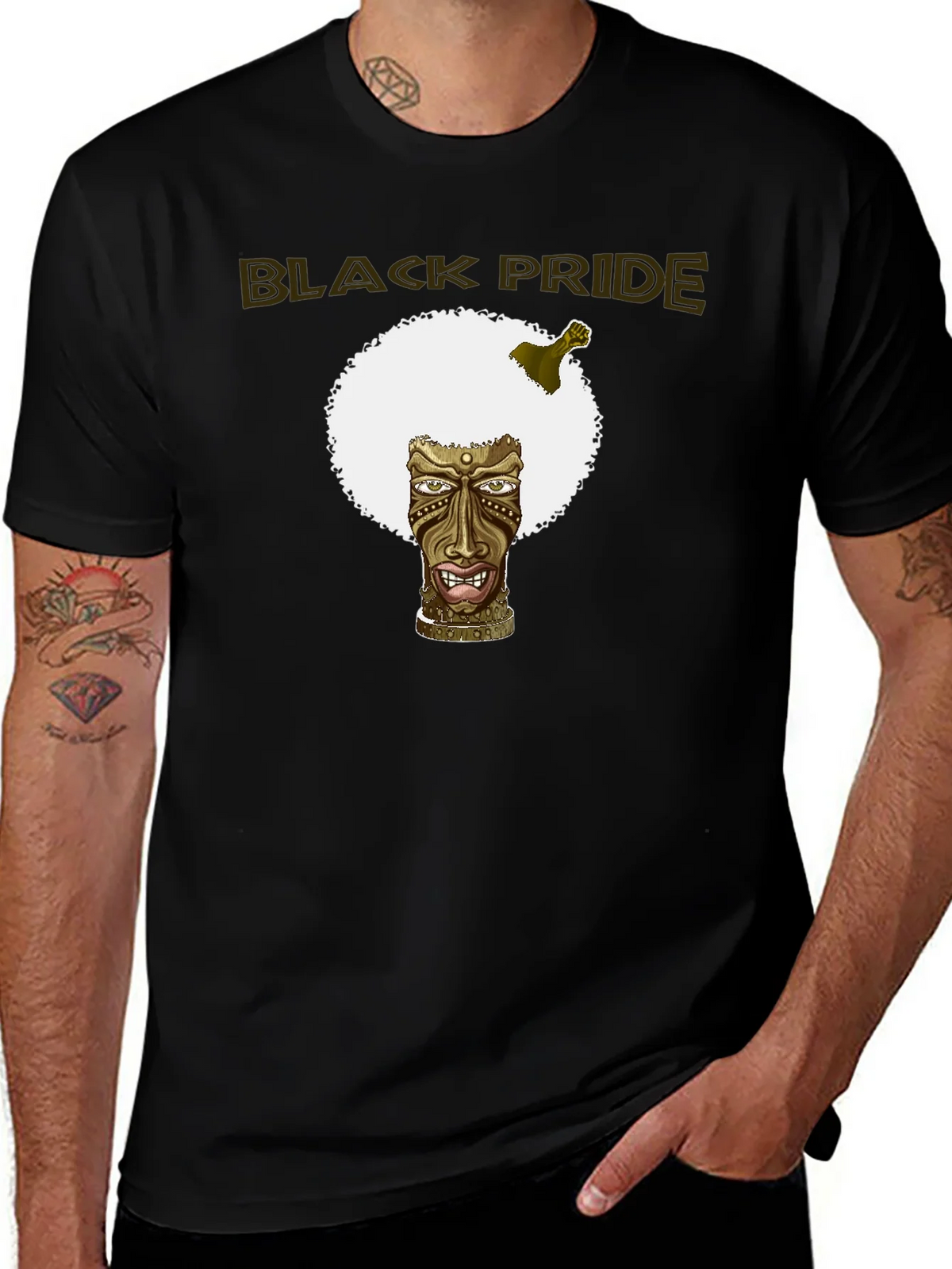 Black Pride Graphic Tee - Afro Tiki product image 1