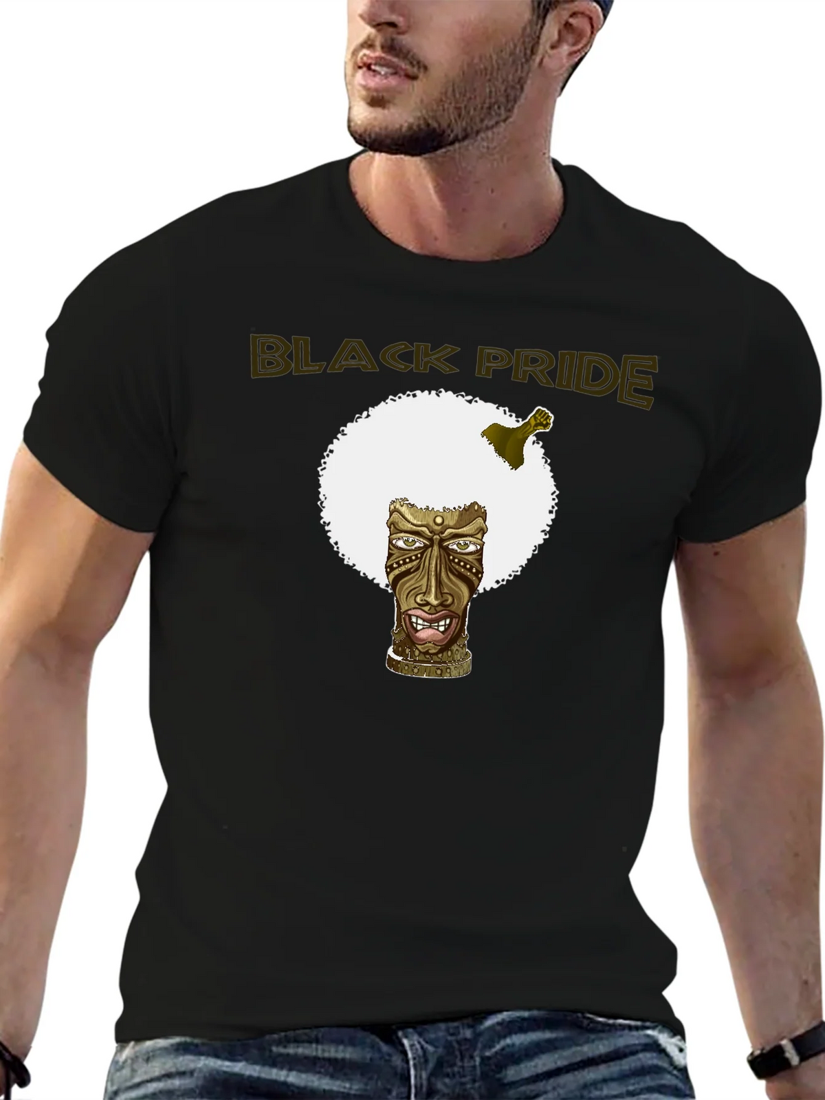 Black Pride Graphic Tee - Afro Tiki product image 6