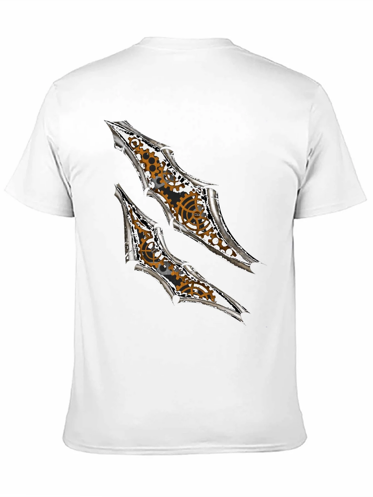 Steampunk Claw Design Graphic Black T-Shirt product image 9