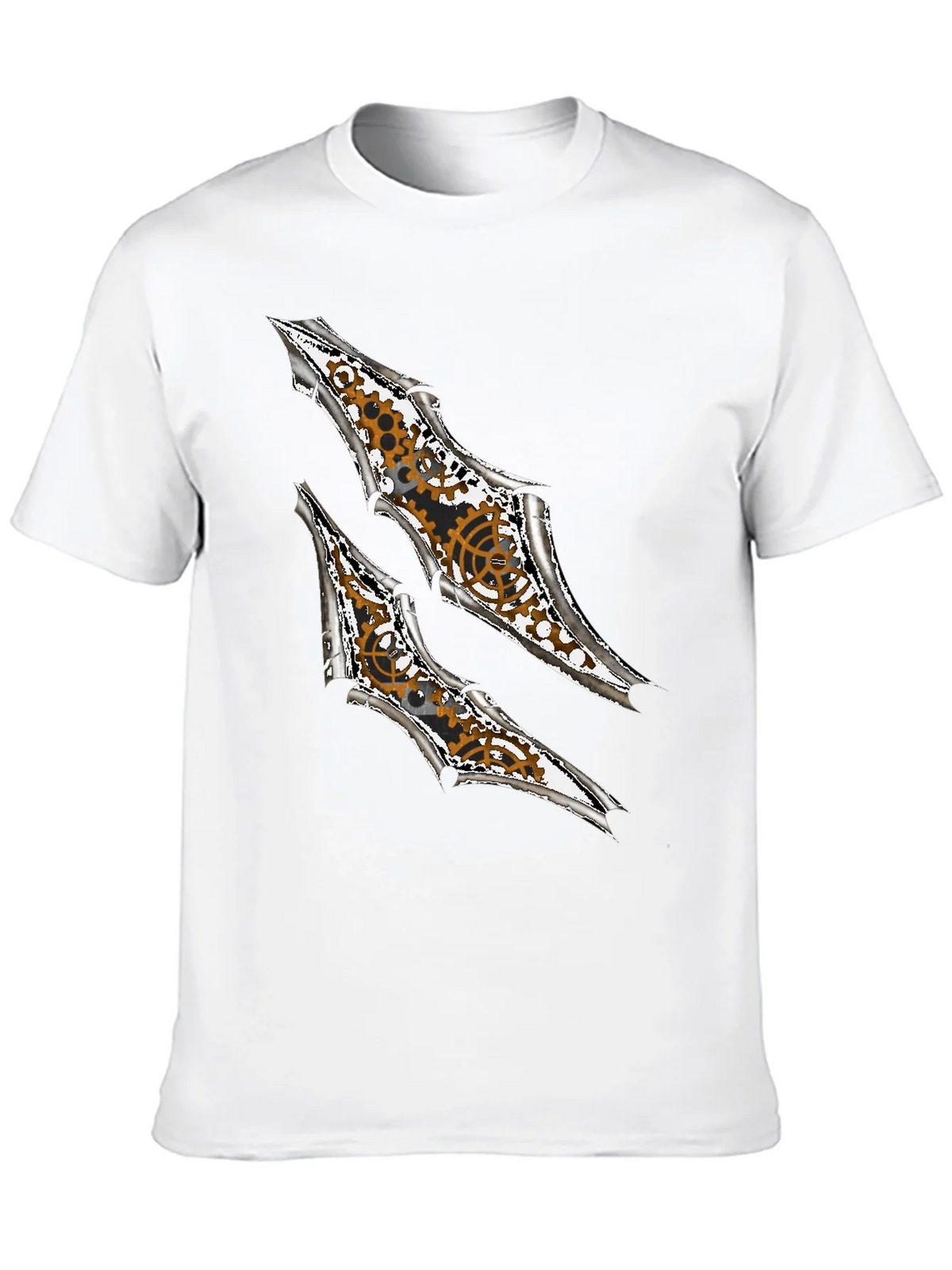 Steampunk Claw Design Graphic Black T-Shirt product image 8