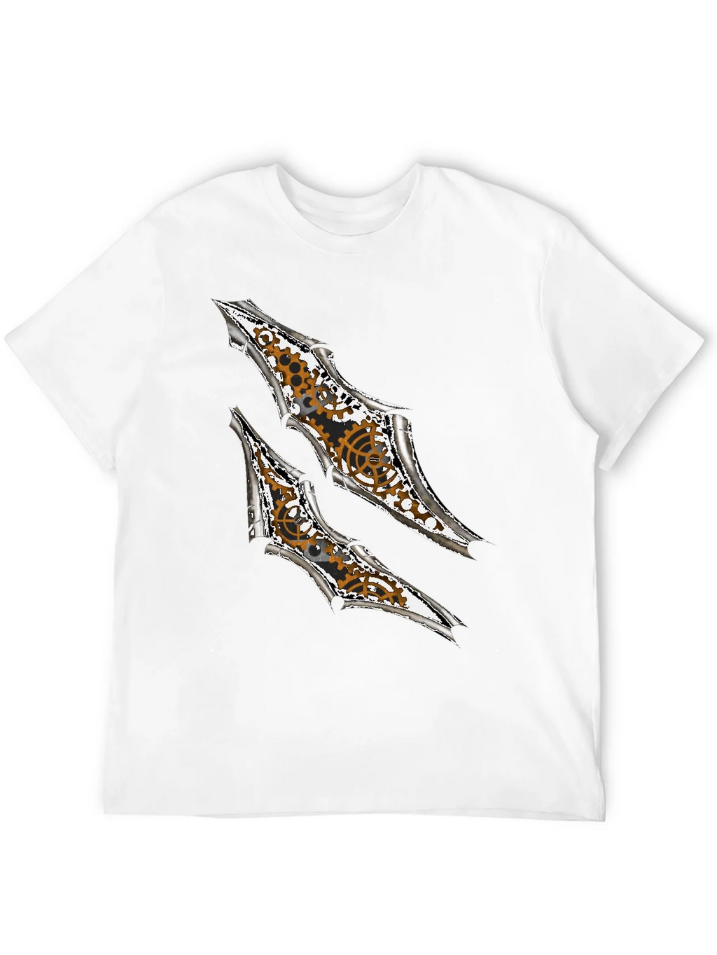 Steampunk Claw Design Graphic Black T-Shirt product image 10