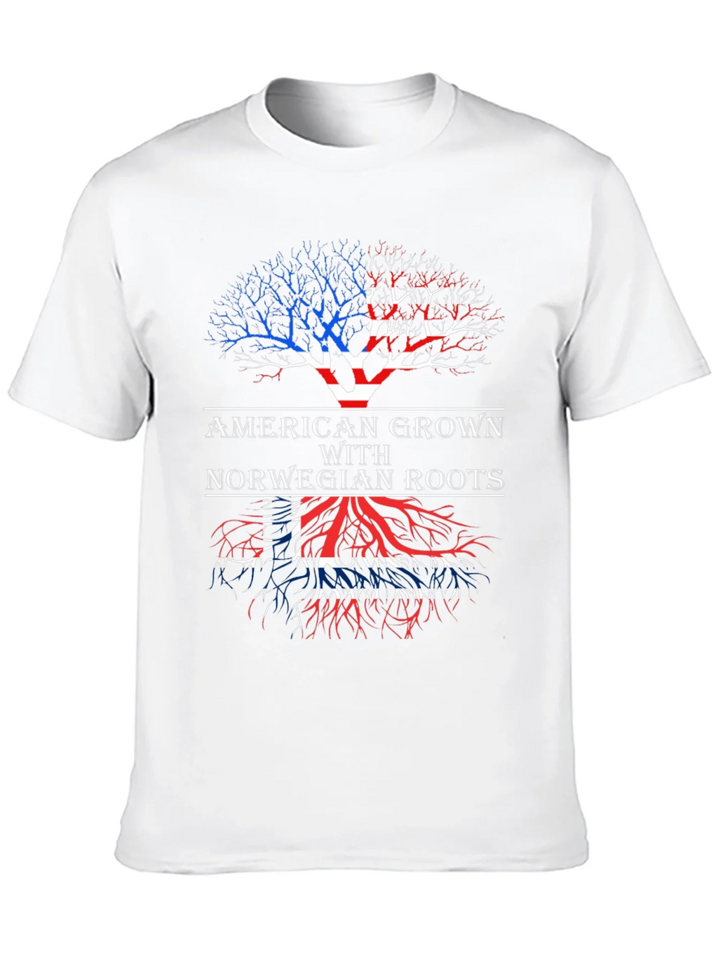 American Grown with Norwegian Roots T-Shirt product image 9