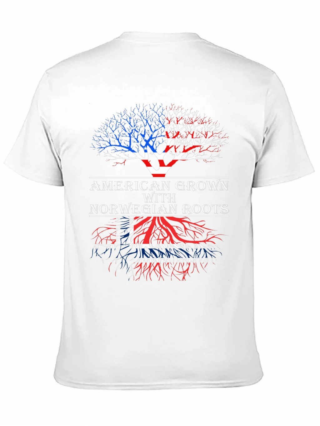 American Grown with Norwegian Roots T-Shirt product image 10