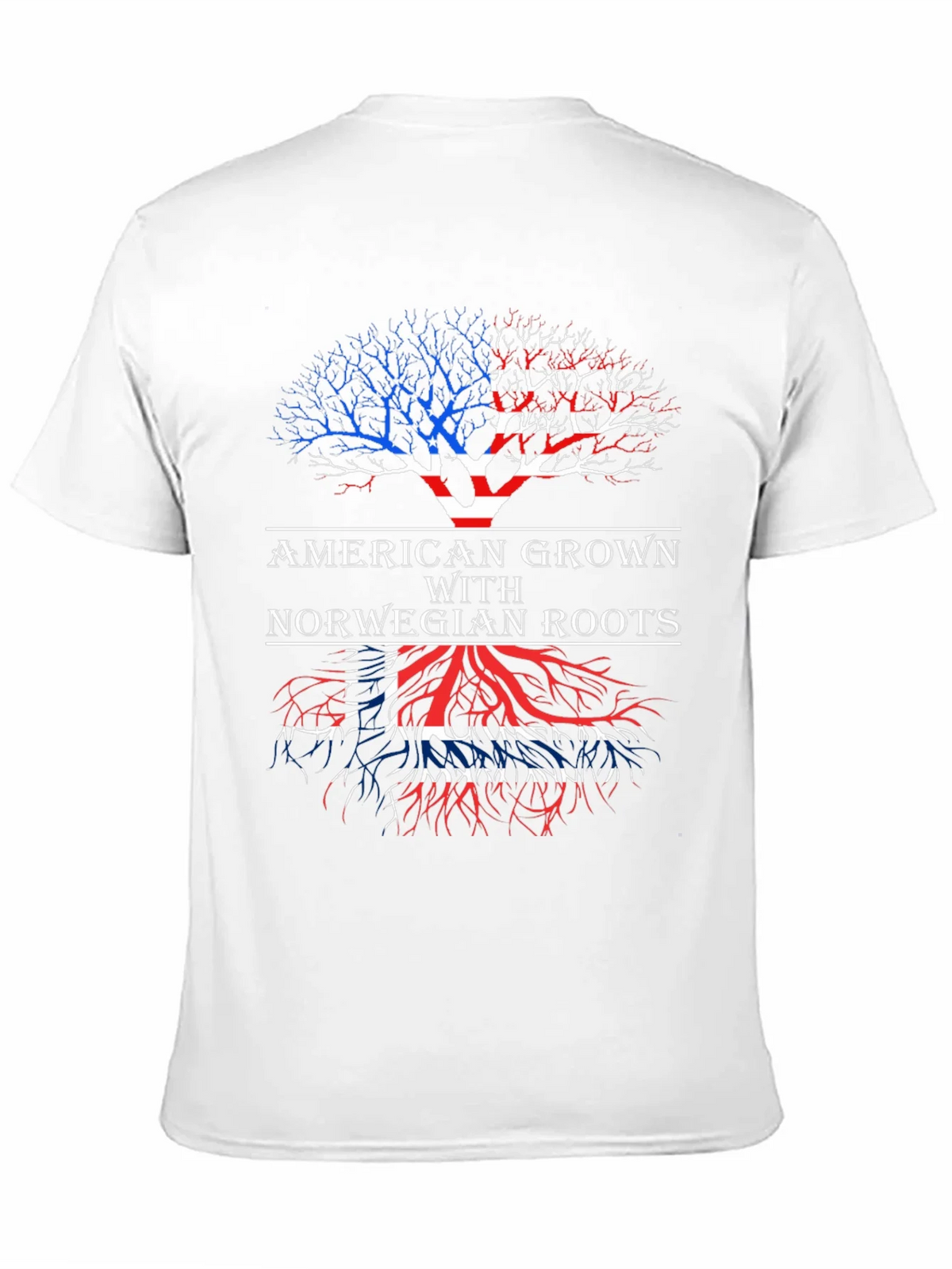 American Grown with Norwegian Roots T-Shirt product image 10