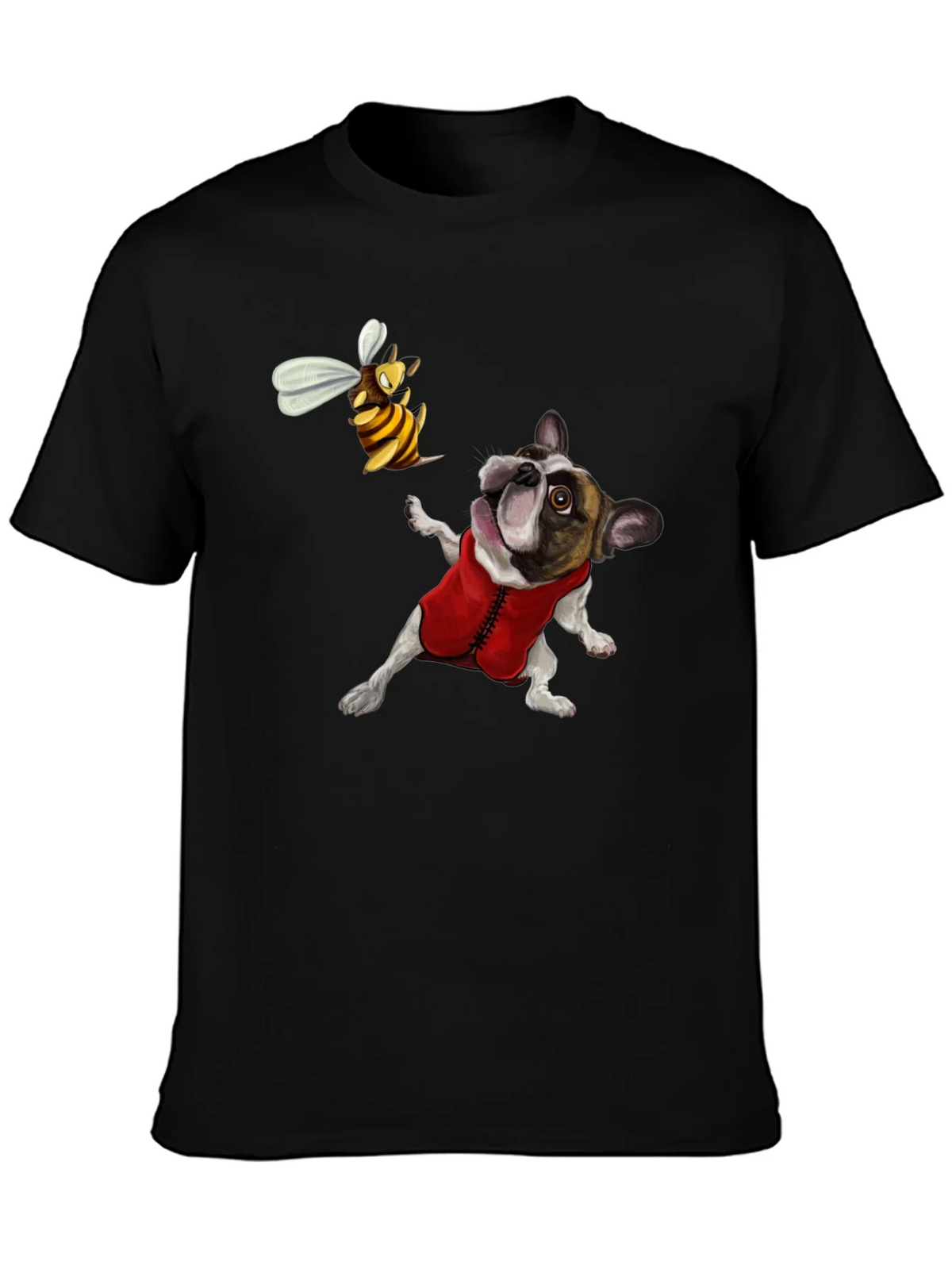Dog & Bee Graphic Tee - Novelty T-Shirt product image 3