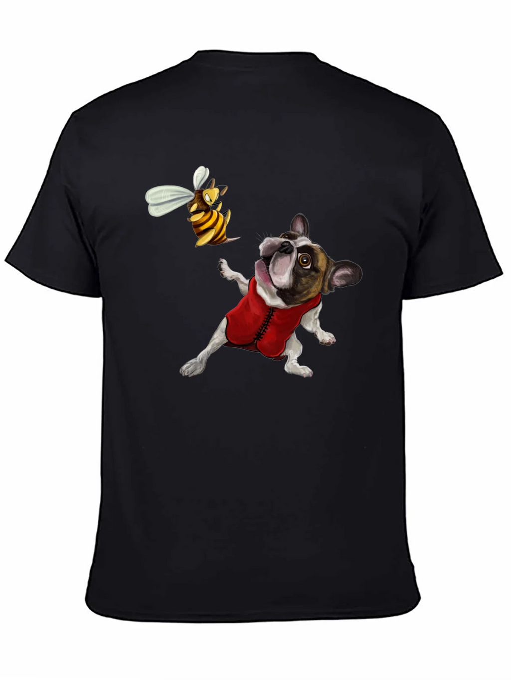 Dog & Bee Graphic Tee - Novelty T-Shirt product image 4