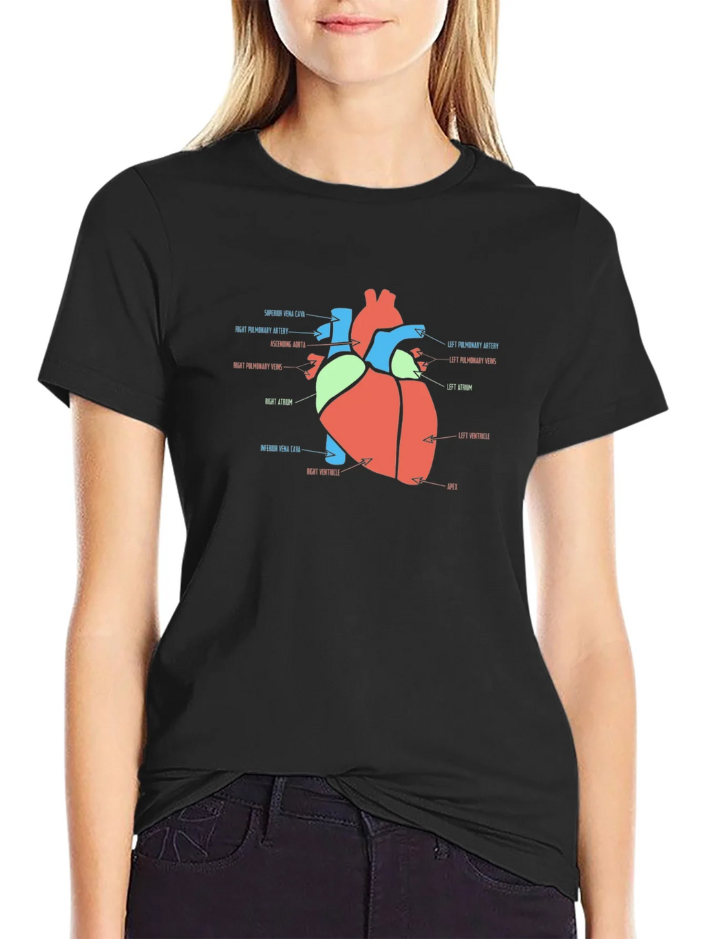 Anatomy Heart T-Shirt - Medical Science Tee product image 2