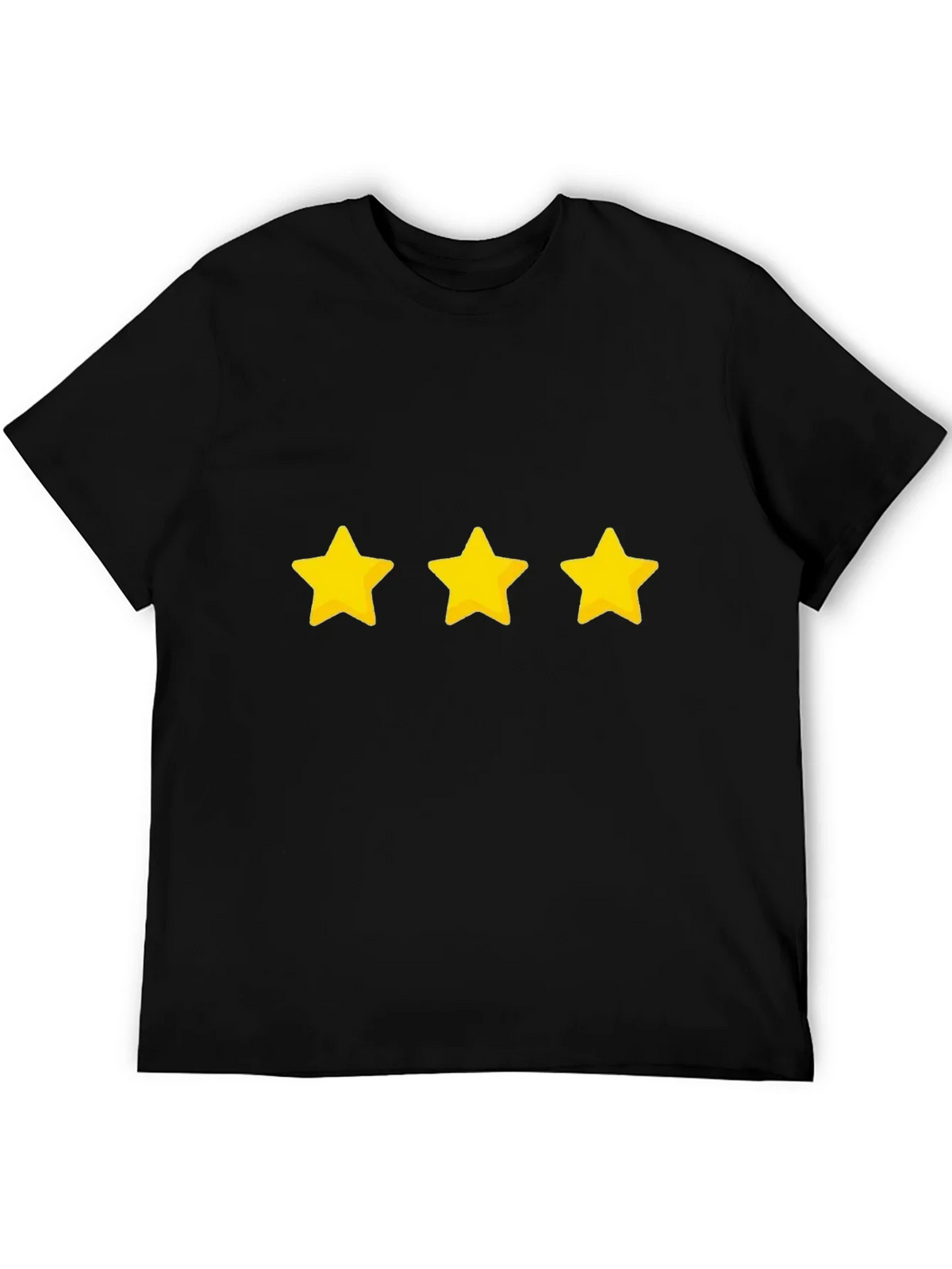 Three Star Graphic Black T-Shirt product image 5