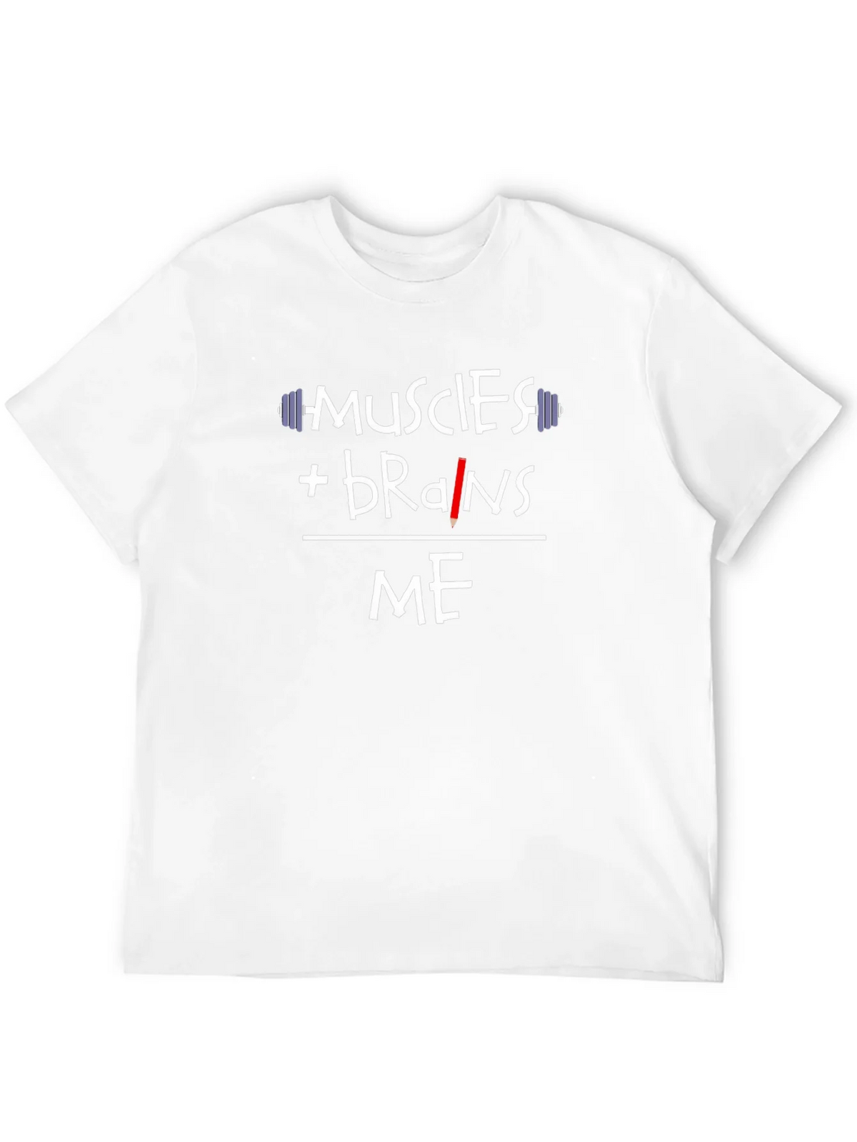 Muscles + Brains = Me T-Shirt product image 11