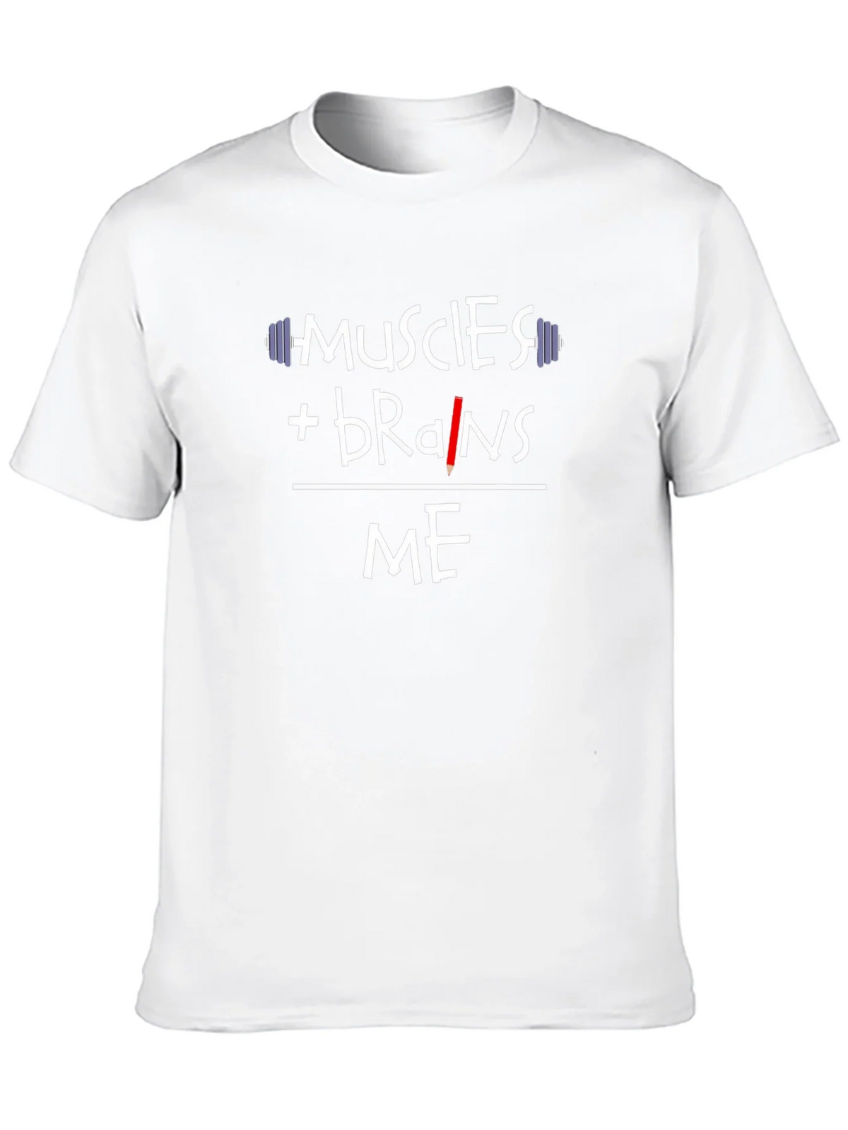 Muscles + Brains = Me T-Shirt product image 9