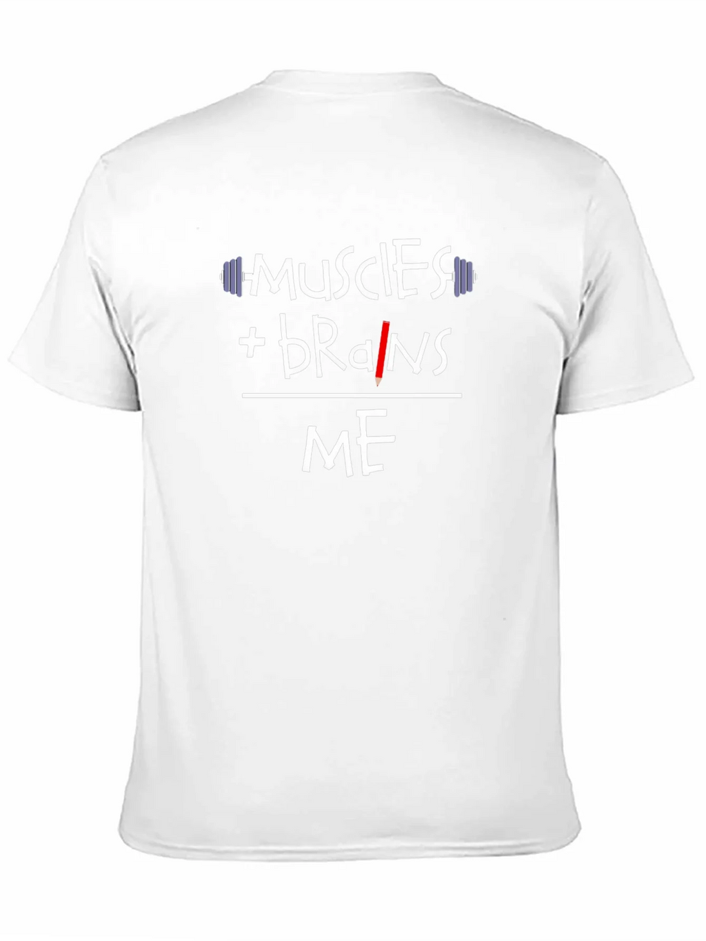 Muscles + Brains = Me T-Shirt product image 10