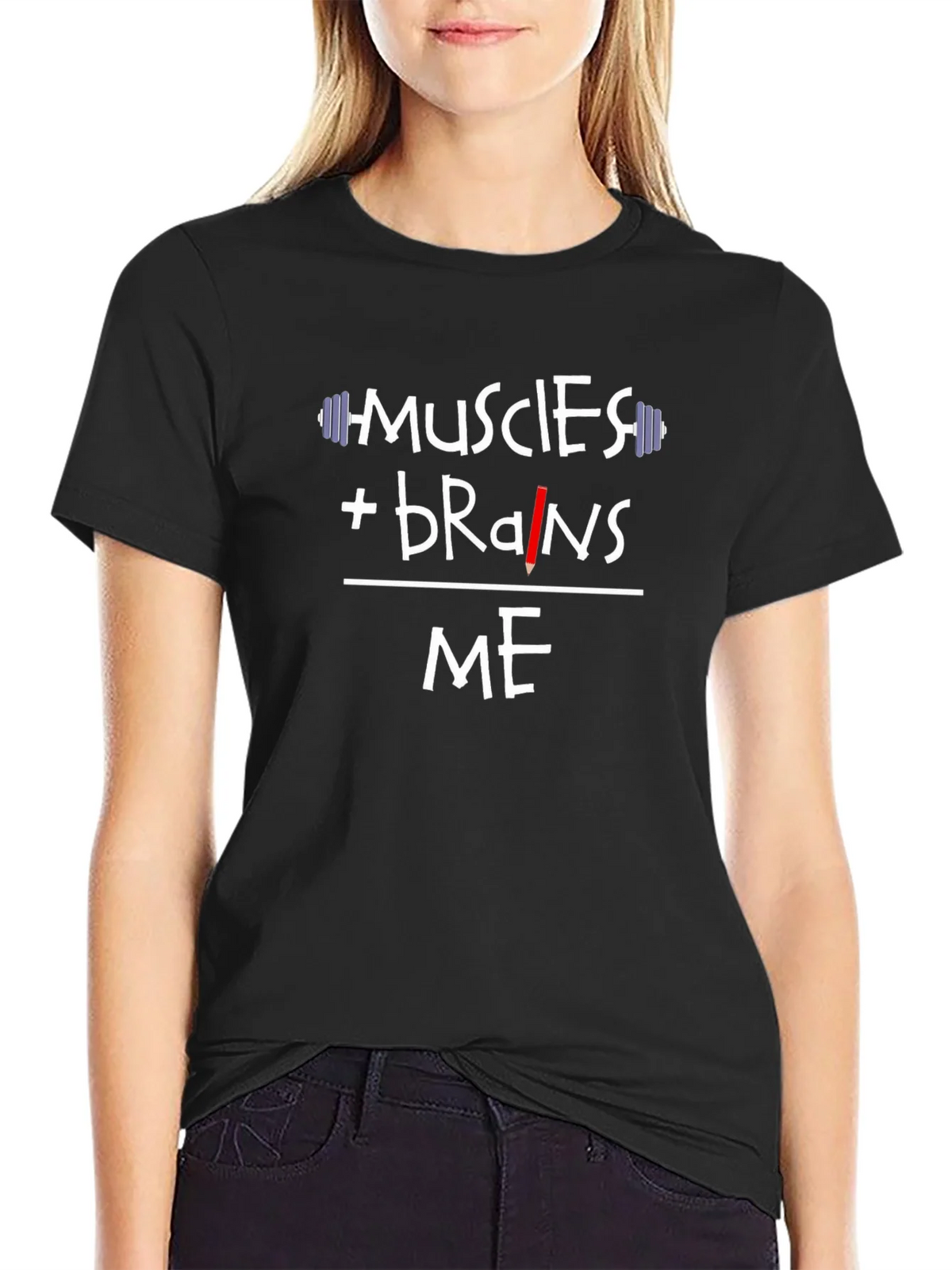 Muscles + Brains = Me T-Shirt product image 2
