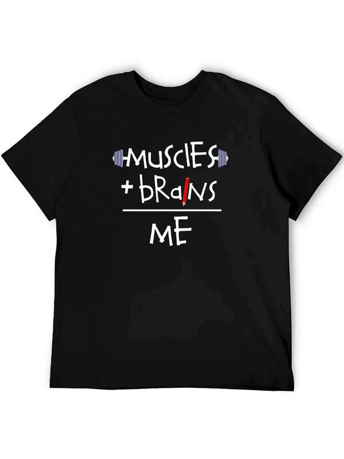 Muscles + Brains = Me T-Shirt product image 5