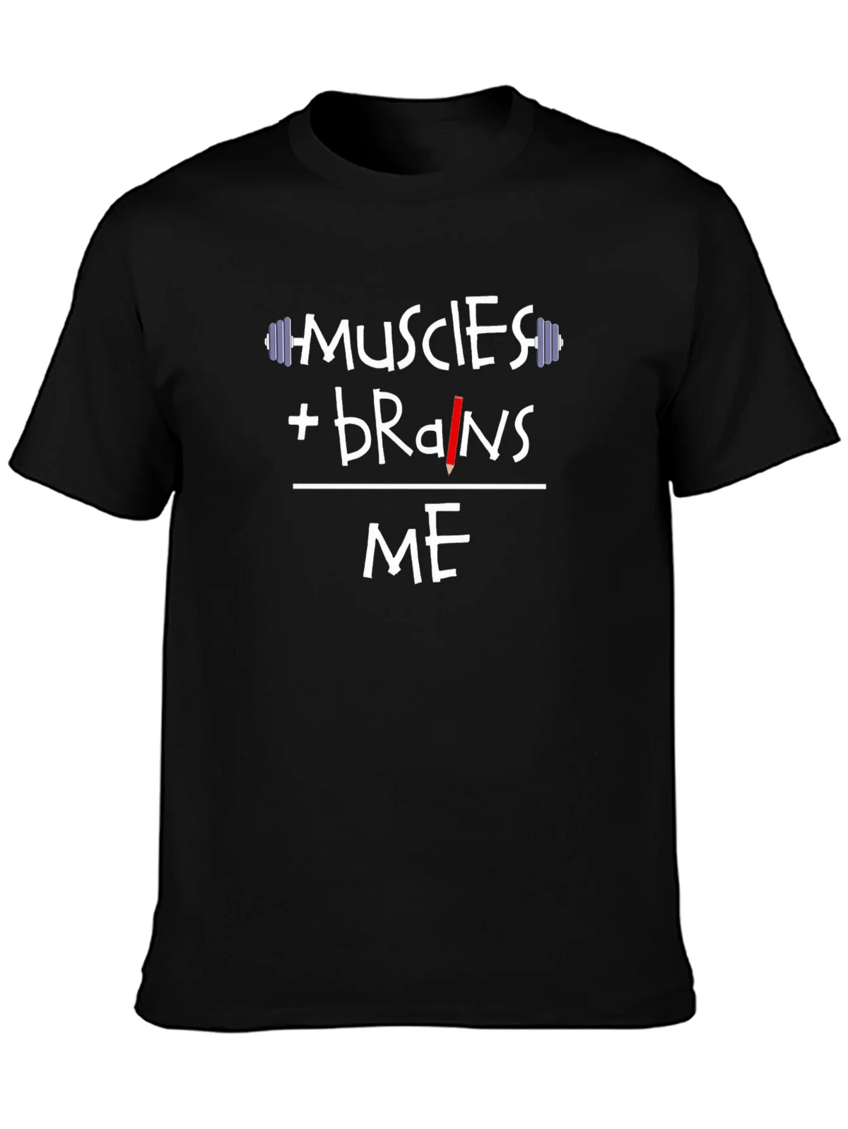 Muscles + Brains = Me T-Shirt product image 3