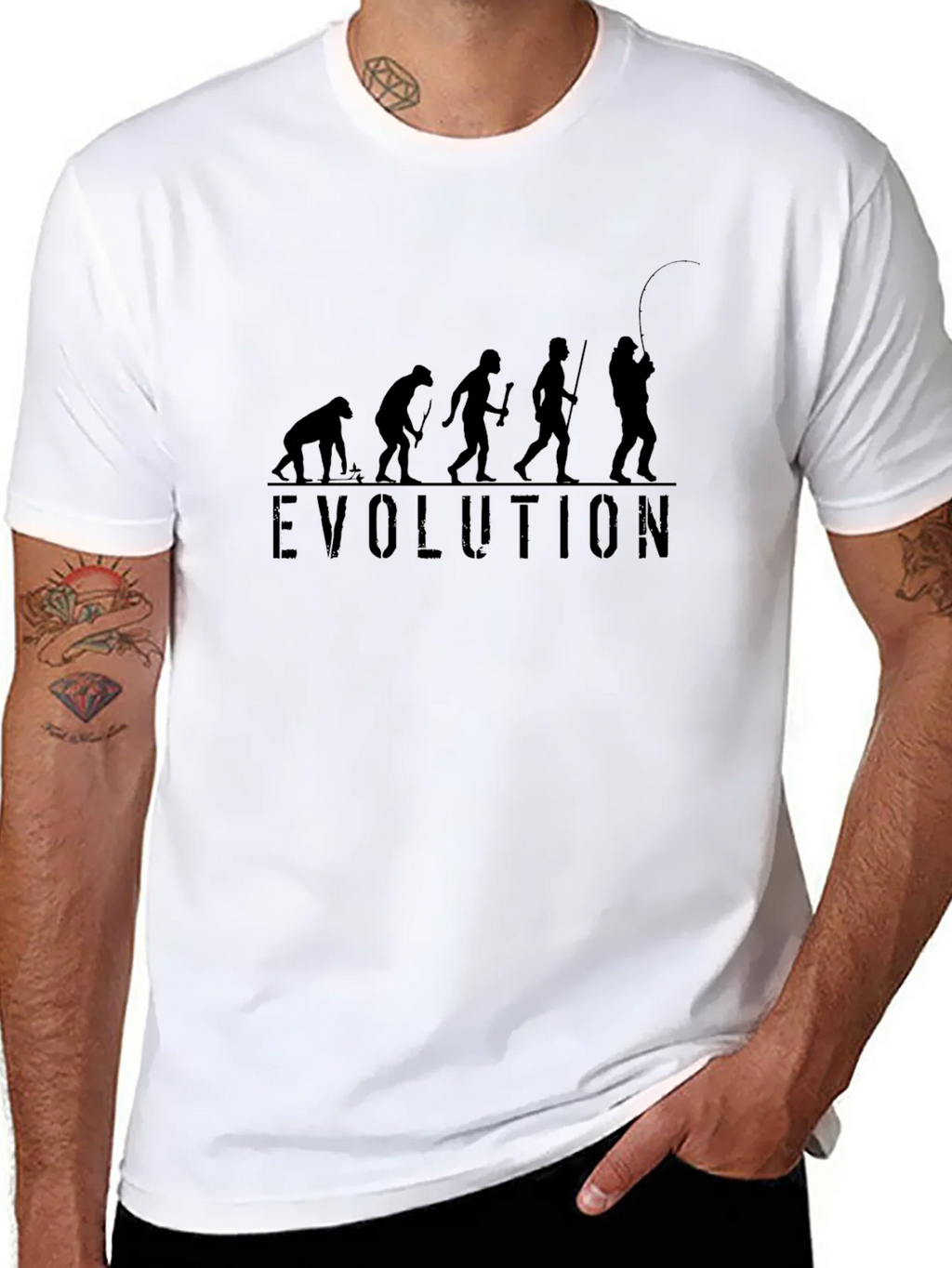 Evolution of Angler T-Shirt - Funny Fishing Tee product image 7