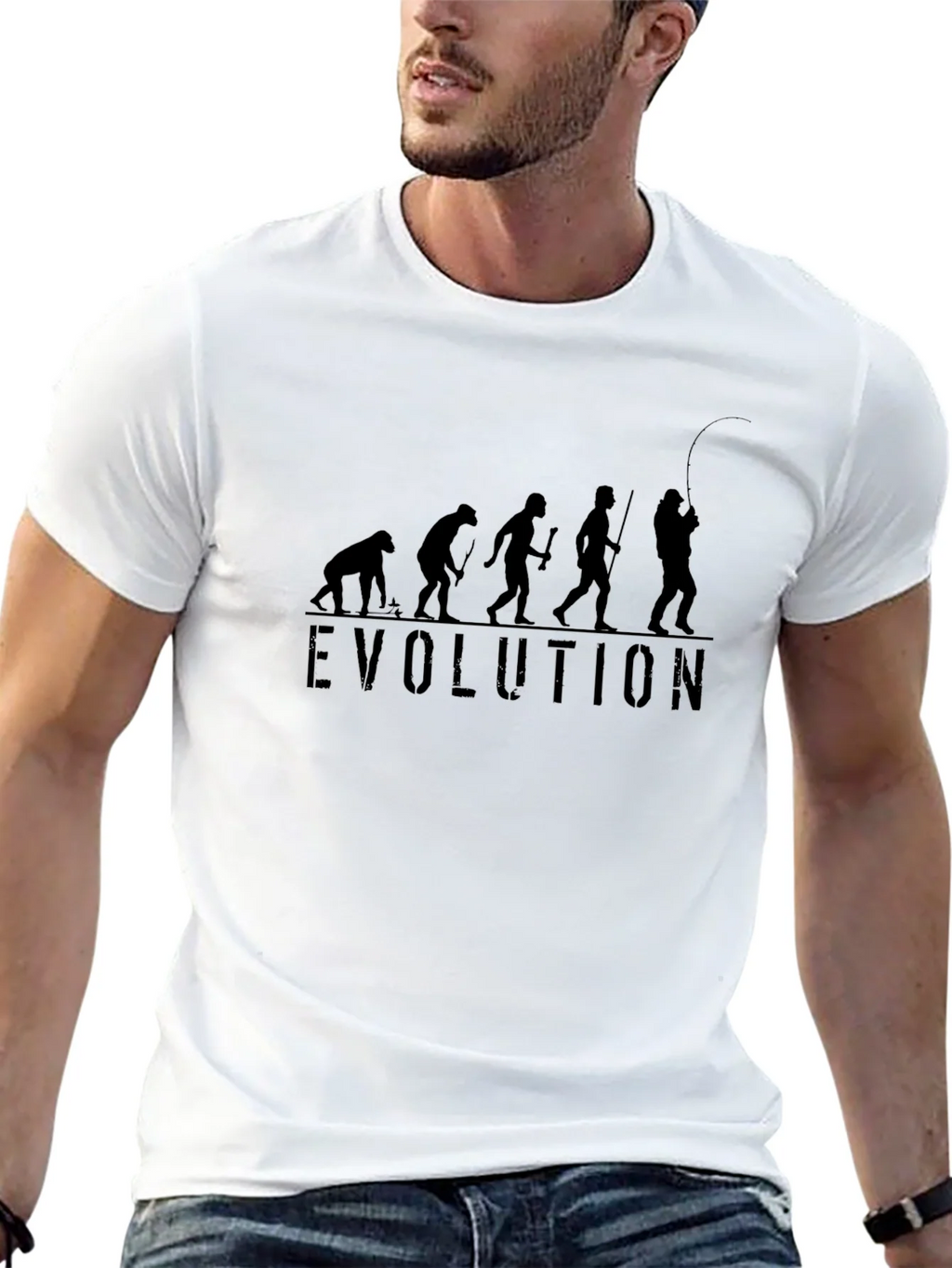 Evolution of Angler T-Shirt - Funny Fishing Tee product image 12