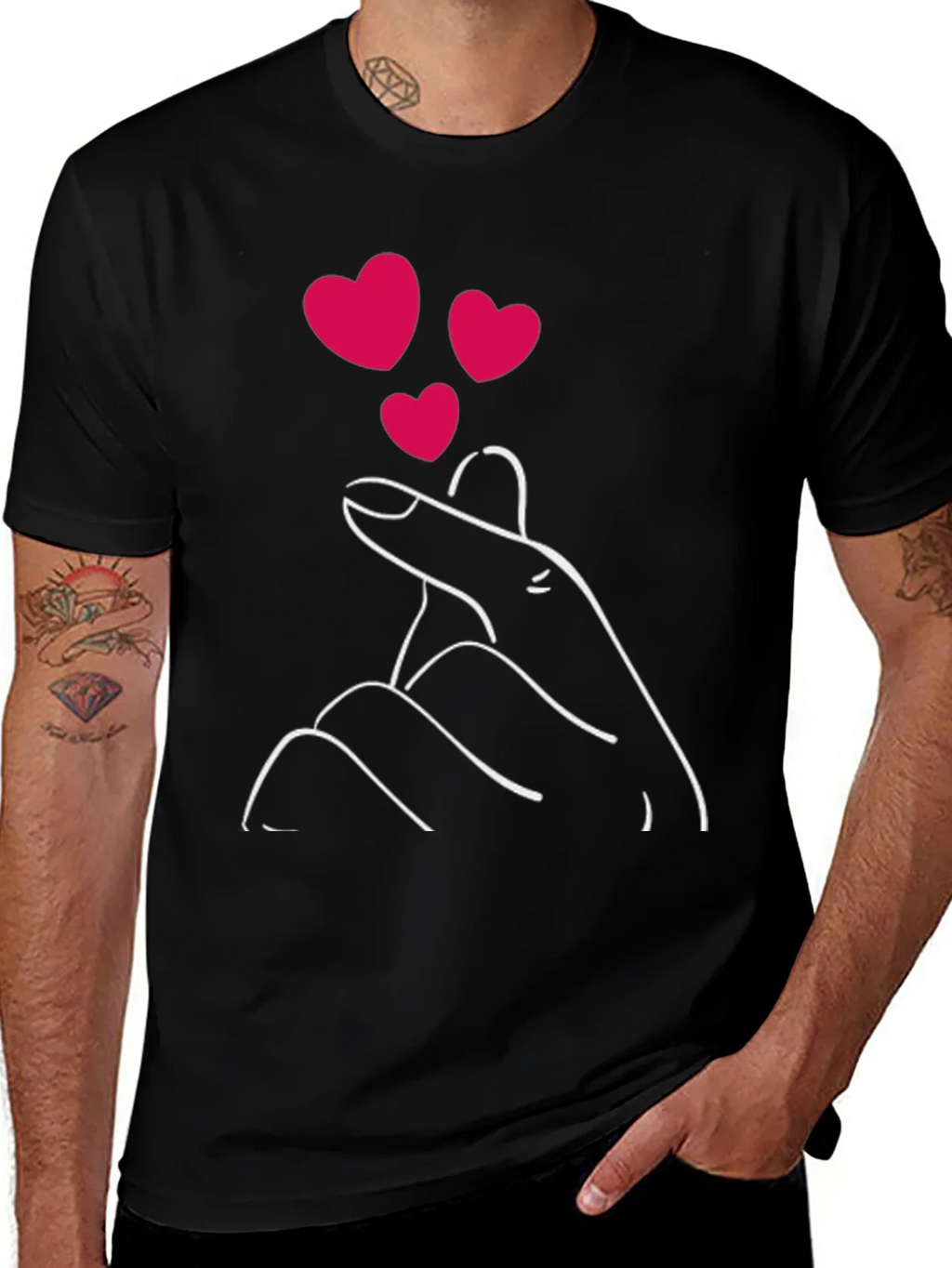 Heart Sign T-Shirt - Express Your Love! product image 1