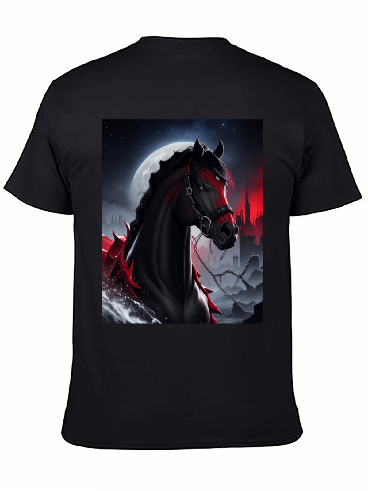 Horse Graphic Tee - Dark Fantasy Style product image 4