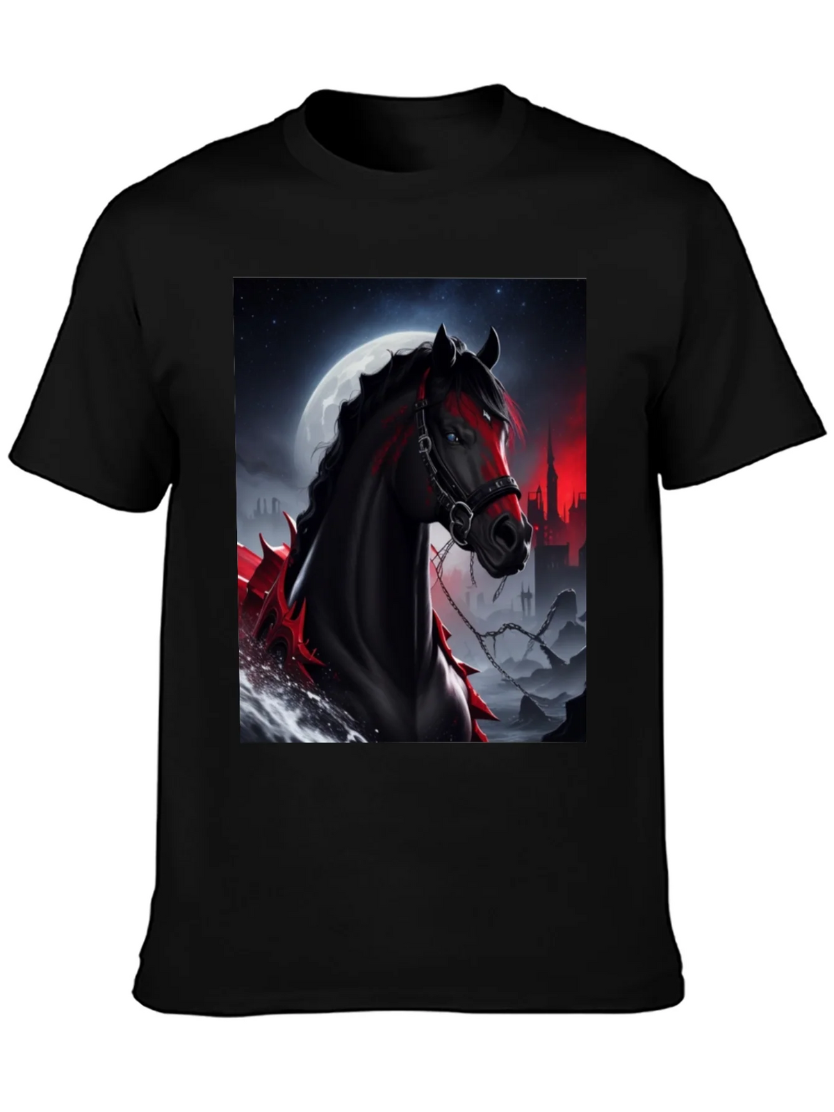Horse Graphic Tee - Dark Fantasy Style product image 3