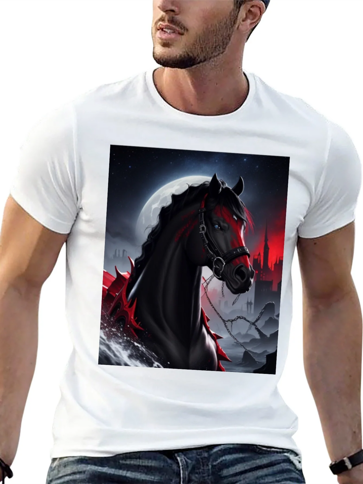 Horse Graphic Tee - Dark Fantasy Style product image 10