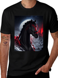 Horse Graphic Tee - Dark Fantasy Style product image 1