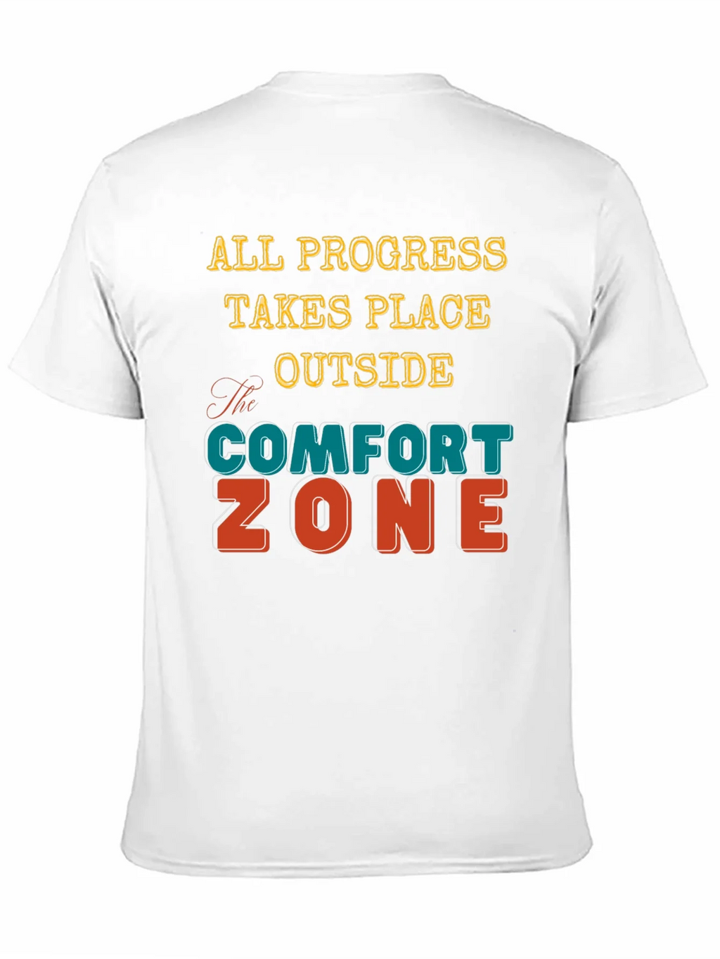 Comfort Zone T-Shirt - Motivational Graphic Tee product image 5