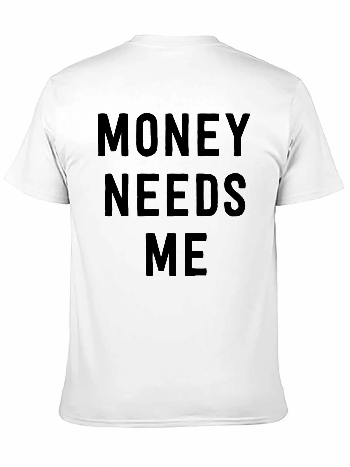 Money Needs Me Black Graphic Tee - Mens product image 3