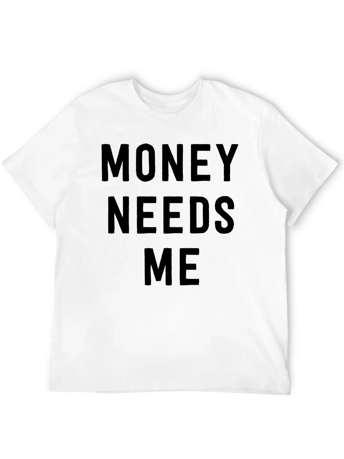 Money Needs Me Black Graphic Tee - Mens product image 4