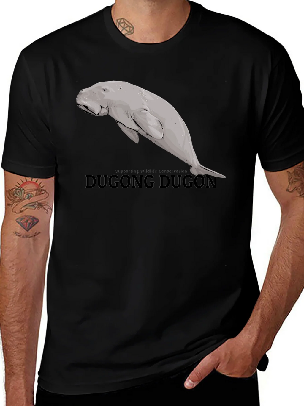 Dugong Graphic Tee - Wildlife Conservation product image 1