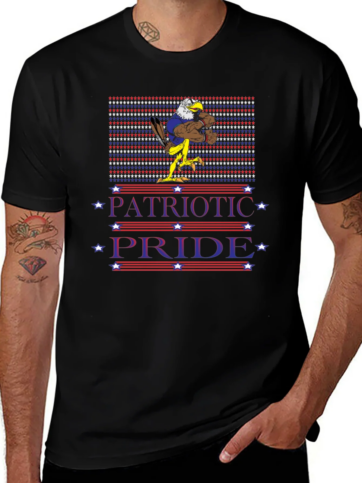 Patriotic Pride Eagle Graphic T-Shirt product image 1