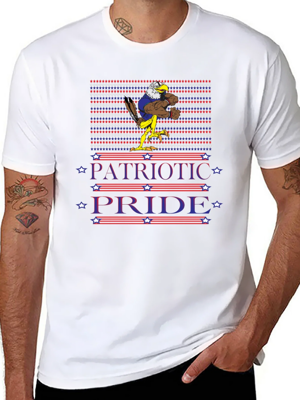 Patriotic Pride Eagle Graphic T-Shirt product image 7