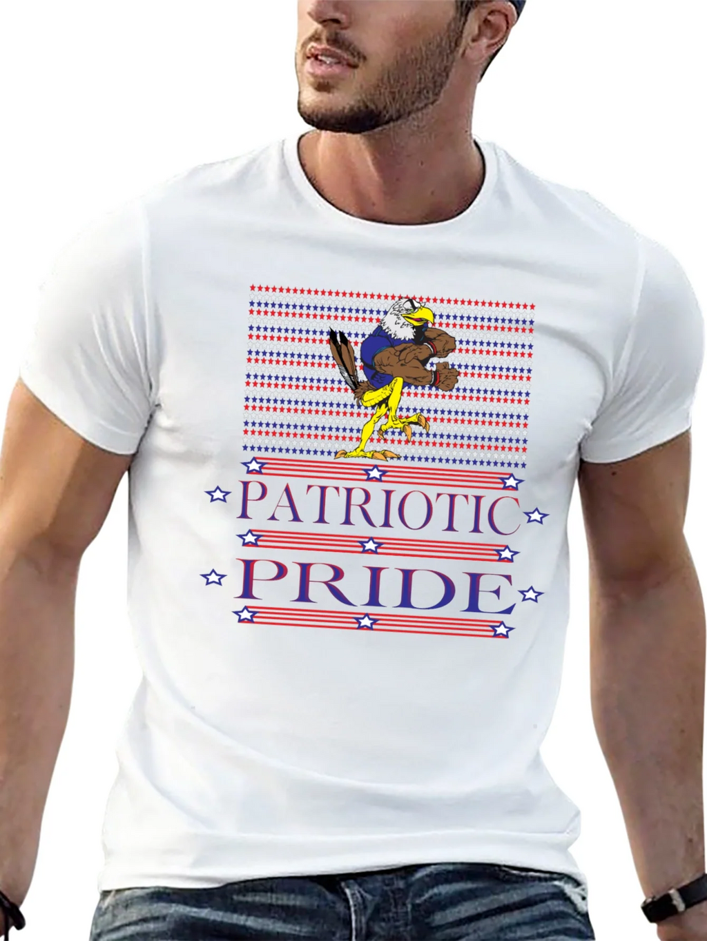 Patriotic Pride Eagle Graphic T-Shirt product image 12