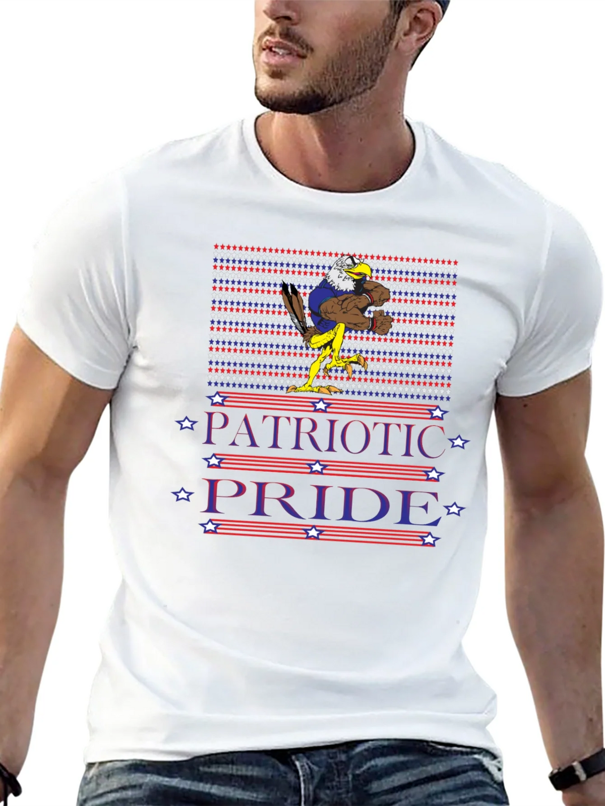 Patriotic Pride Eagle Graphic T-Shirt product image 12